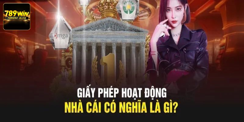 Nhiều giấy phép hoạt động uy tín 789WIN đang sở hữu